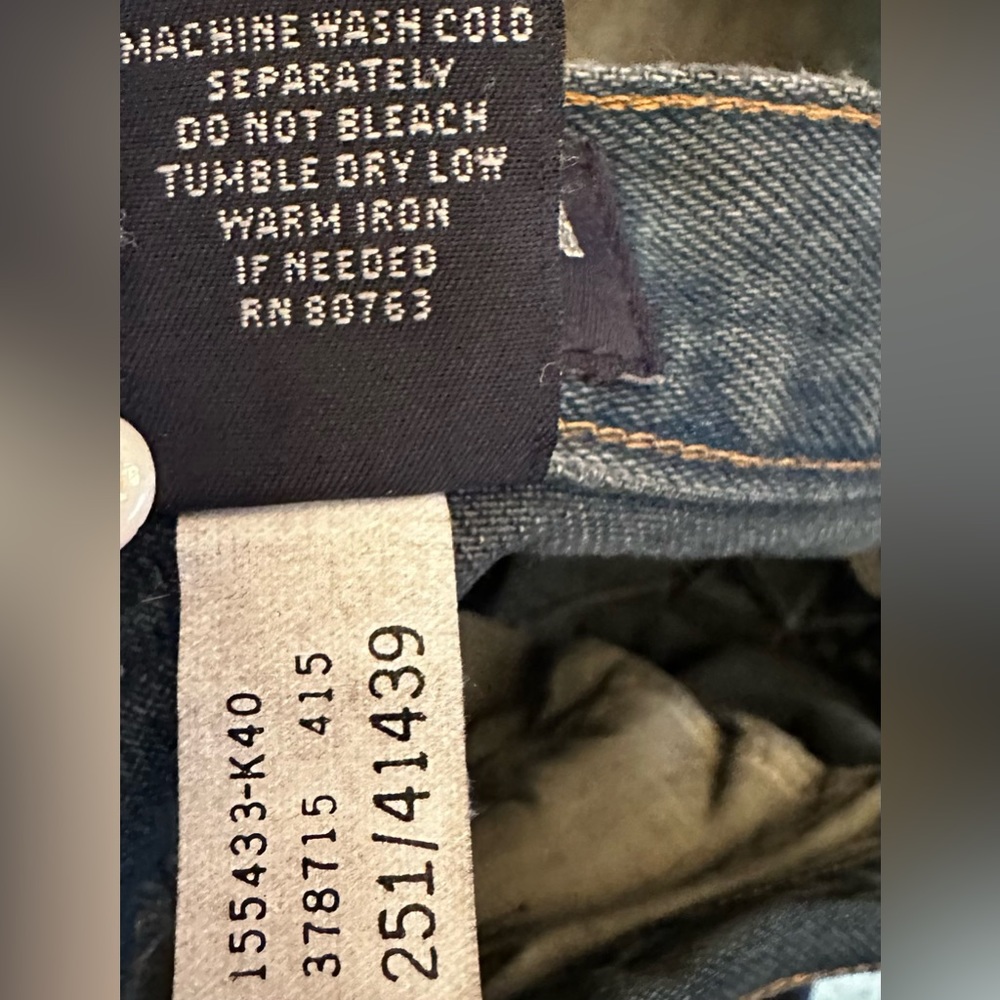 London Jean Women’s Size 6 Blue Straight Leg Jeans 30” Inseam - Picture 5 of 5